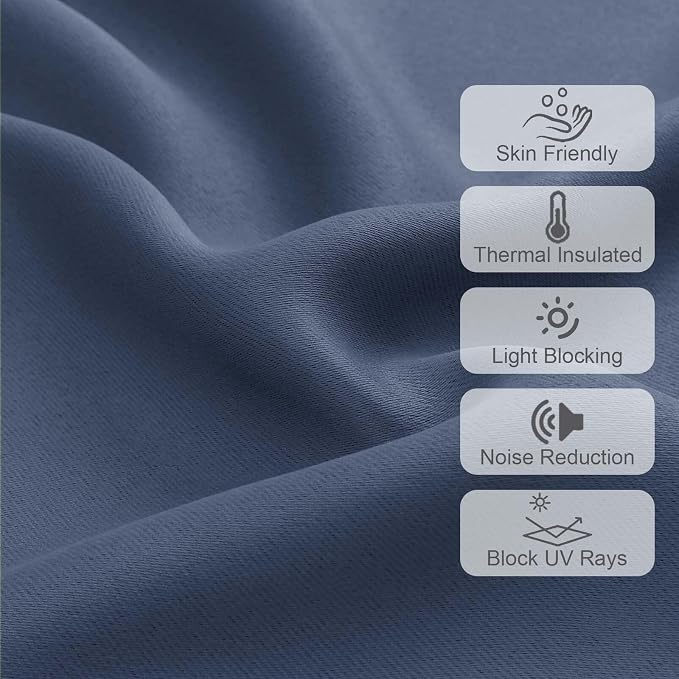 Chyhomenyc Blackout Valances for Windows, Short Window Valance Curtains for - Image 4