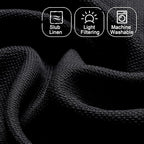 Chyhomenyc Black Short Curtain Valance - Image 3