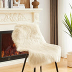 AMTOVO Faux Fur Rug, Fluffy Sheepskin Rug, Fuzzy Ultra Soft 2 x 3 ft Shag Rugs - Image 6