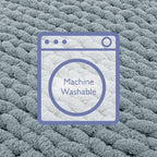 Bigacogo Chunky Knit Throw Blanket - Image 6