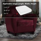 Leather Look Couch Cushion Covers Sofa Seat Slipcovers Sets Couches Furniture - Image 3