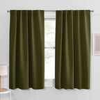 PONY DANCE Blackout Kitchen Curtains by PONYDANCE
