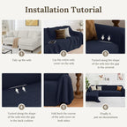 HOMERILLA Sectional Couch Covers - Image 7