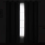 LEMOMO Grey Thermal Blackout Curtains/42 x 84 Inch/Set of 2 Panels Room - Image 3