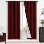 Yakamok Room Darkening 100% Blackout Curtains Grommet Window Treatments by Yakamok