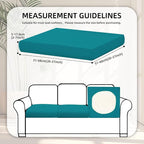 8Pcs Stretch Patio Cushion Covers, Outdoor Couch Covers Replacement, Outdoor - Image 2