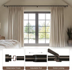 Lootkell Modern Brown Curtain Rods - Image 4