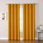 ChrisDowa Room Darkening Curtains 120 Inches Long 2 Panels Set by ChrisDowa