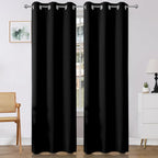 Joydeco Blackout Curtains 95 Inches Long 2 Panels Set, Thermal Insulated Long by JOYDECO