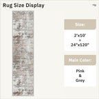 Runner Rug 2x10 Washable Non-Slip Hallway Runner Rugs - Image 5