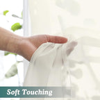 Chyhomenyc Sheer Curtains Tiers 2 Pieces Set, Light Filtering Small Curtains 24 - Image 5
