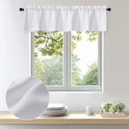 OWENIE Bob 1 PCS White Valances by OWENIE