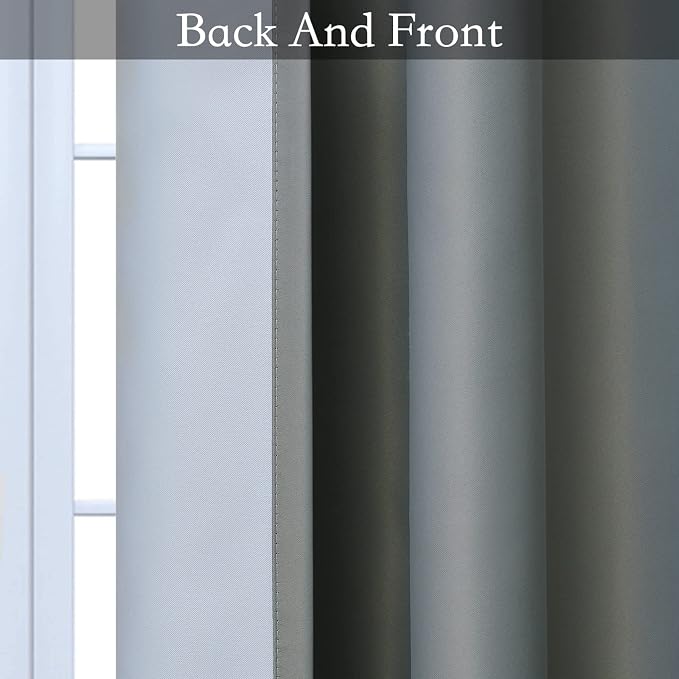 SimpleHome Ombre Curtains 42 x 63 Inch - Image 3
