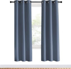 NICETOWN Blackout Curtains for Bedroom, Stone Blue, Home Decoration Thermal - Image 2