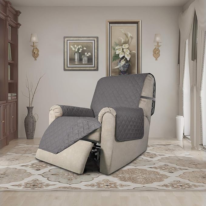 Easy-Going Recliner Chair Slipcover Reversible Sofa Cover Water Resistant Couch - Image 2