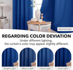 Deconovo Blackout Curtains, Thermal Insulated, W42 x L84 2 Panels, Back Tab - Image 6