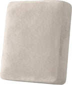 H.VERSAILTEX Velvet Stretch Couch Cushion Cover Plush Cushion Slipcover by HVERSAILTEX