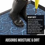 GORILLA GRIP 100% Waterproof All-Season WeatherMAX Doormat, US Designed Natural - Image 4