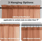 Chyhomenyc Orange Sheer Valances - Image 5