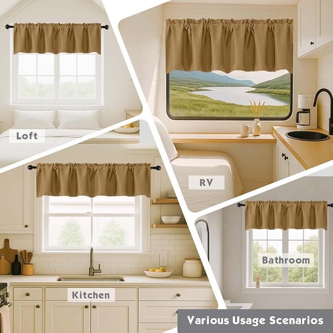 Chyhomenyc Gold Blackout Valances - Image 7
