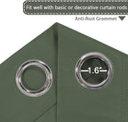 H.VERSAILTEX Blackout Patio Curtains 100 x 108 Inches - Image 3