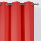 LEMOMO Blackout Curtains 38 x 84 inch/Bright Red Curtains Set of 2 - Image 6