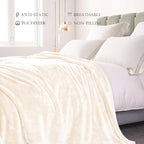 Exclusivo Mezcla Plush Fuzzy Fleece Bed Blanket King Size, Super Soft, Fluffy - Image 5