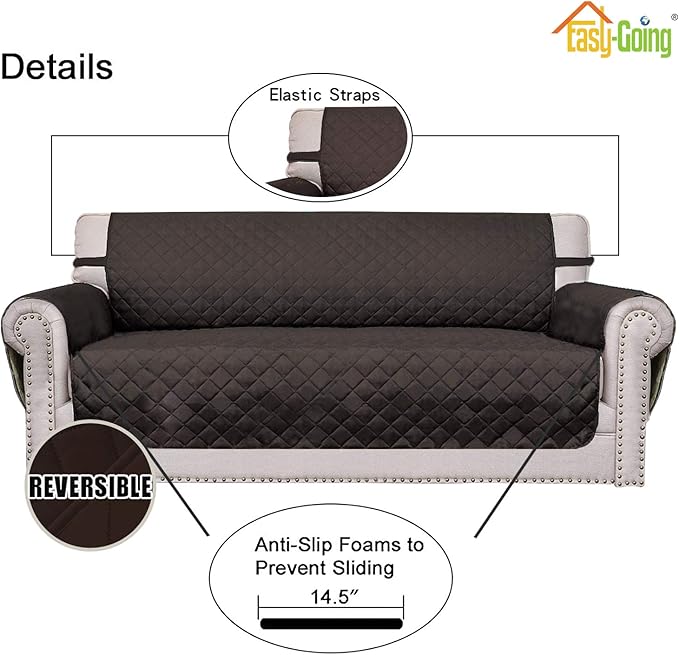 Easy-Going Reversible Oversized Couch Cover - Image 3