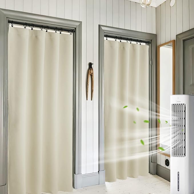 RYB HOME Curtains for Bedroom 84 inches Long 2 Panels Set, Privacy Thermal by RYBHOME