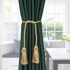 Fenghuangwu Curtain Tiebacks Handmade Decorative Curtain Holdbacks Rope - Image 5