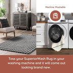 nuLOOM 7'6' x 9'6' Cozy Plush Area Rug, Machine Washable, Soft Fluffy Shag - Image 3