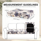 hyha 12Pcs Patio Cushion Covers, Stretch Outdoor Couch Cushion Covers, Washable - Image 2
