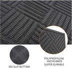 Mibao Front Door Mat, Dirt Trapper Welcome Mat - Image 3