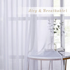 NICETOWN Sheer Curtains 63 inch Length - Image 3
