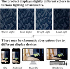 Lecloud Leia Jacquard Textured Navy Blue Sheer Curtains 96 Inches Long 2 Panels - Image 4
