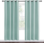NICETOWN Aqua Blue Blackout Curtains 78" Long - Image 2