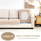 Couch Cushion Covers Seat Cushion Cover Stretch Couch Cover Separate Sectional - Image 3