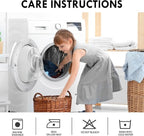 DWCN Greyish White Blackout Curtains - Image 7