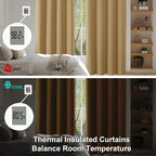 Simplebrand Ava Gold Short Blackout Curtains - Image 6