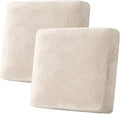 H.VERSAILTEX Velvet Stretch Couch Cushion Cover Plush Cushion Slipcover by HVERSAILTEX