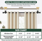 KAMANINA No Drill Curtain Rods for Windows 32 to 58 Inches, 5/8 Inch Renter - Image 7