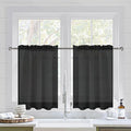 DWCN Sheer Curtains Semi Transparent Voile Rod Pocket Curtains by DWCN