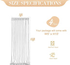 20ft x 15ft Baby Blue Tulle Backdrop Curtain - Image 7