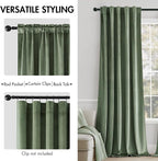 MIULEE Velvet Curtains 108 inches - Image 2