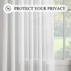 MYSKY HOME Patio White Curtains - Image 6