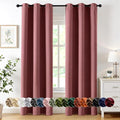 MIULEE Dusty Rose Blackout Curtains by MIULEE