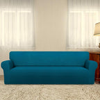 PureFit Super Stretch 4 Seater Sofa Slipcover – Spandex Non Slip Soft Couch - Image 2