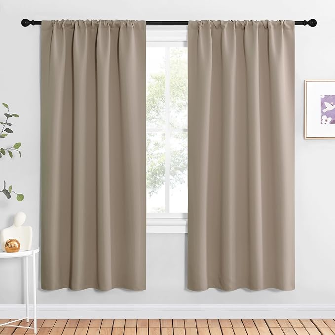 NICETOWN Blackout Curtains for Living Curtains, 2 Panels, 42 by 72, Room by NICETOWN