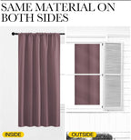 NICETOWN 2 Panels Blackout Curtains, Rod Pocket Thermal Insulated Drapes 84 - Image 7