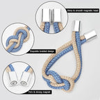 NICEEC 4 Pack Mini Magnetic Curtain Tiebacks Nordic Simple Style Drape Tie - Image 3